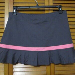 Sofibella skort pull on stretchy, dark gray, pink, for golf, tennis, etc. sz. XL